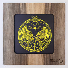 "Autumn" Totem blessing print.SNAKE EAGLE. Animal Symbol Art, Visual Shield & Mascot. Home Decor
